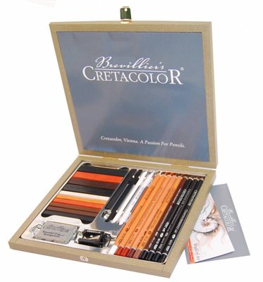 Набір олівців для рисунку Passion Box, 25 шт., дер. коробка, Cretacolor 9014400217853 фото