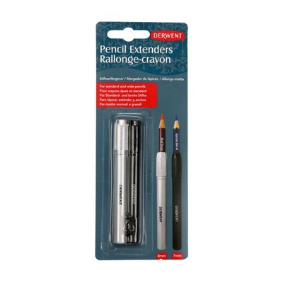 Набір тримачів для подовження олівців, 2 шт, Derwent 5028252050210 фото