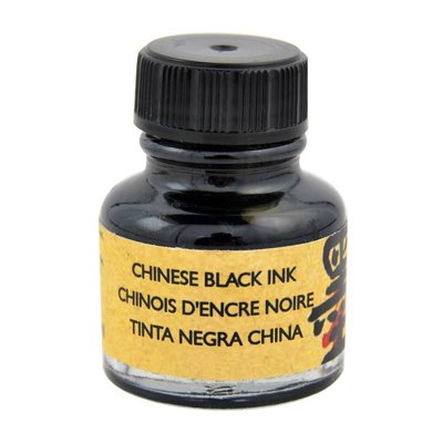 Чорнило для китайської каліграфії, 30мл, чорне, Manuscript 5020180320021 фото