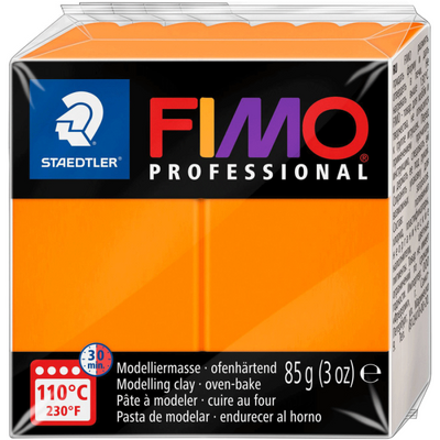 Пластика Professional, Оранжева, 85г, Fimo 4007817800218 фото