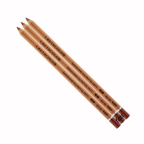 Набір олівців для рисунку, Сангіна олійна середня, 3 шт., Cretacolor 9014400201630 фото