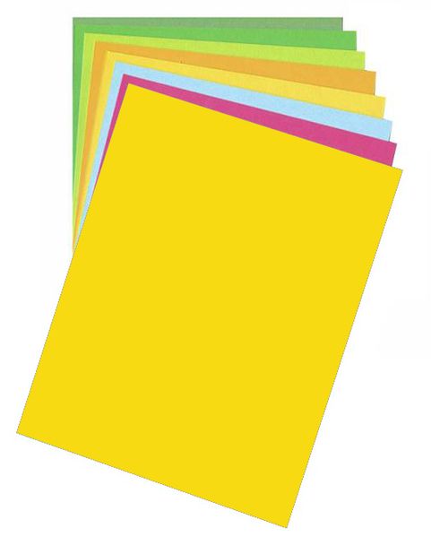 Папір для дизайну Fotokarton B2 (50*70см) №14 Бананово-жовтий, 300г/м2, Folia 4823064980936 фото