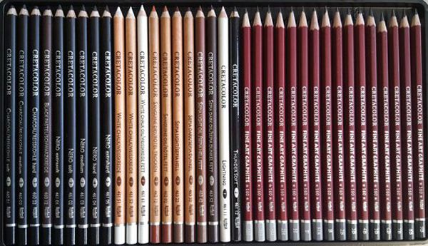 Набір художніх та графітових олівців 36шт Cretacolor 9014400291129 фото