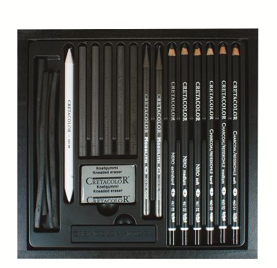 Набір олівців для рисунку Black Box, 20 шт., дер. коробка, Cretacolor 9002592460409 фото