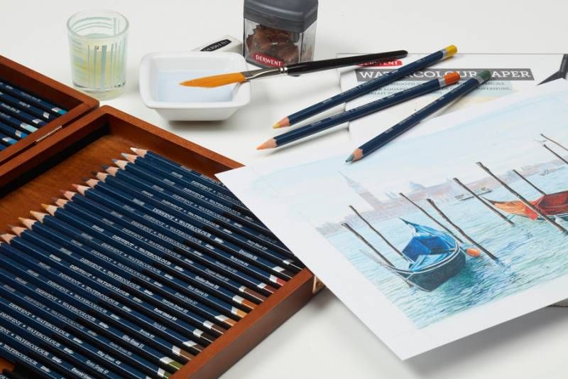 Набір акварельних олівців Watercolour, 36шт., мет. коробка, Derwent 5010255784537 фото