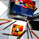 Набір кольорових олівців Chromaflow, 72шт., мет.коробка, Derwent 5028252627535 фото 4