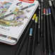 Набір кольорових олівців EXPRESSION METALLIC, 12шт., мет.коробка, Bruynzeel 8712079468422 фото 9